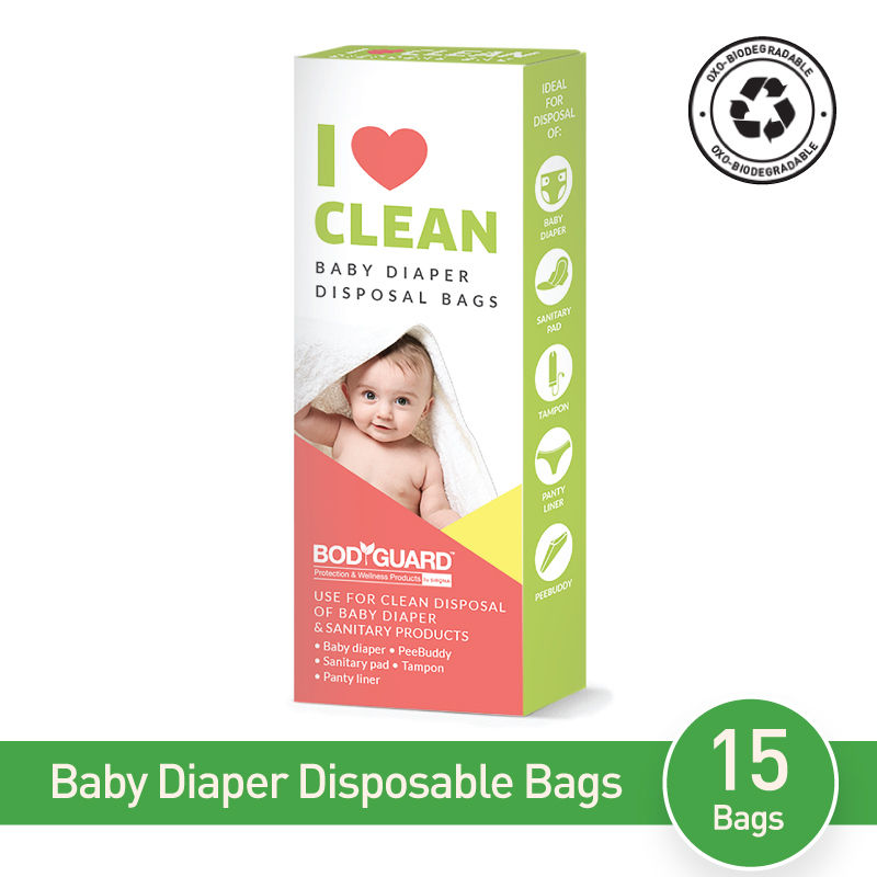 BodyGuard Baby Diapers and Sanitary Disposal Bag 15 Bags Reviews