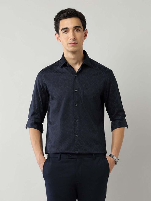 shift dress fit Men's Slim Fit Solid Color Dress Shirt (Charcoal) Charcoal / Large/16-16.5 Neck/36-37 Sleeve main image 0