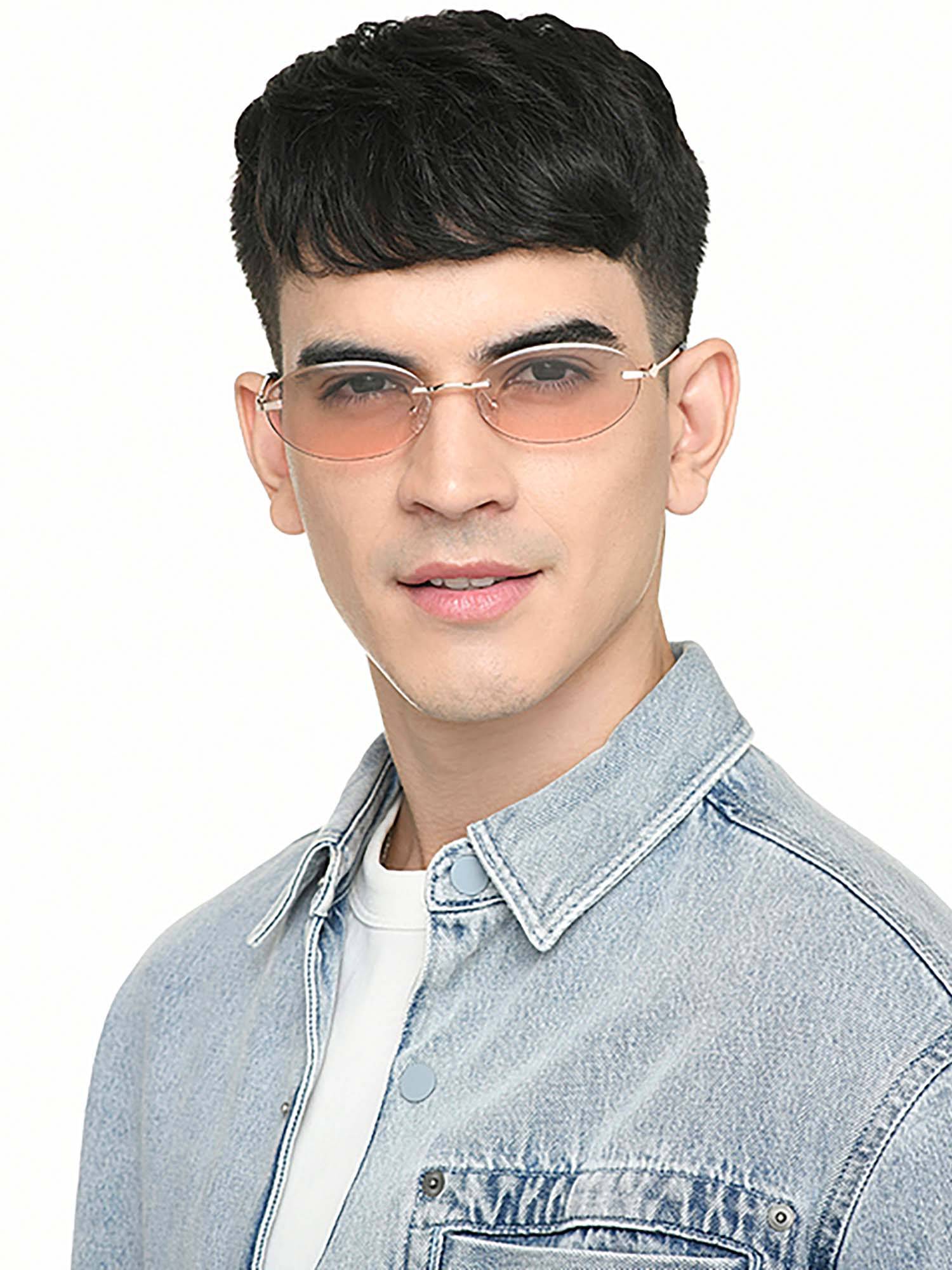Vincent Chase Unisex Polarization & 100% UV Protected Pink Lens Full Rim Sunglasses