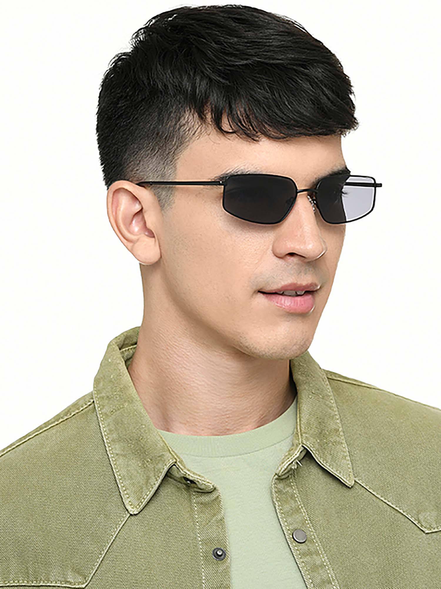Vincent Chase Unisex Polarization & 100% UV Protected Grey Lens Full Rim Sunglasses