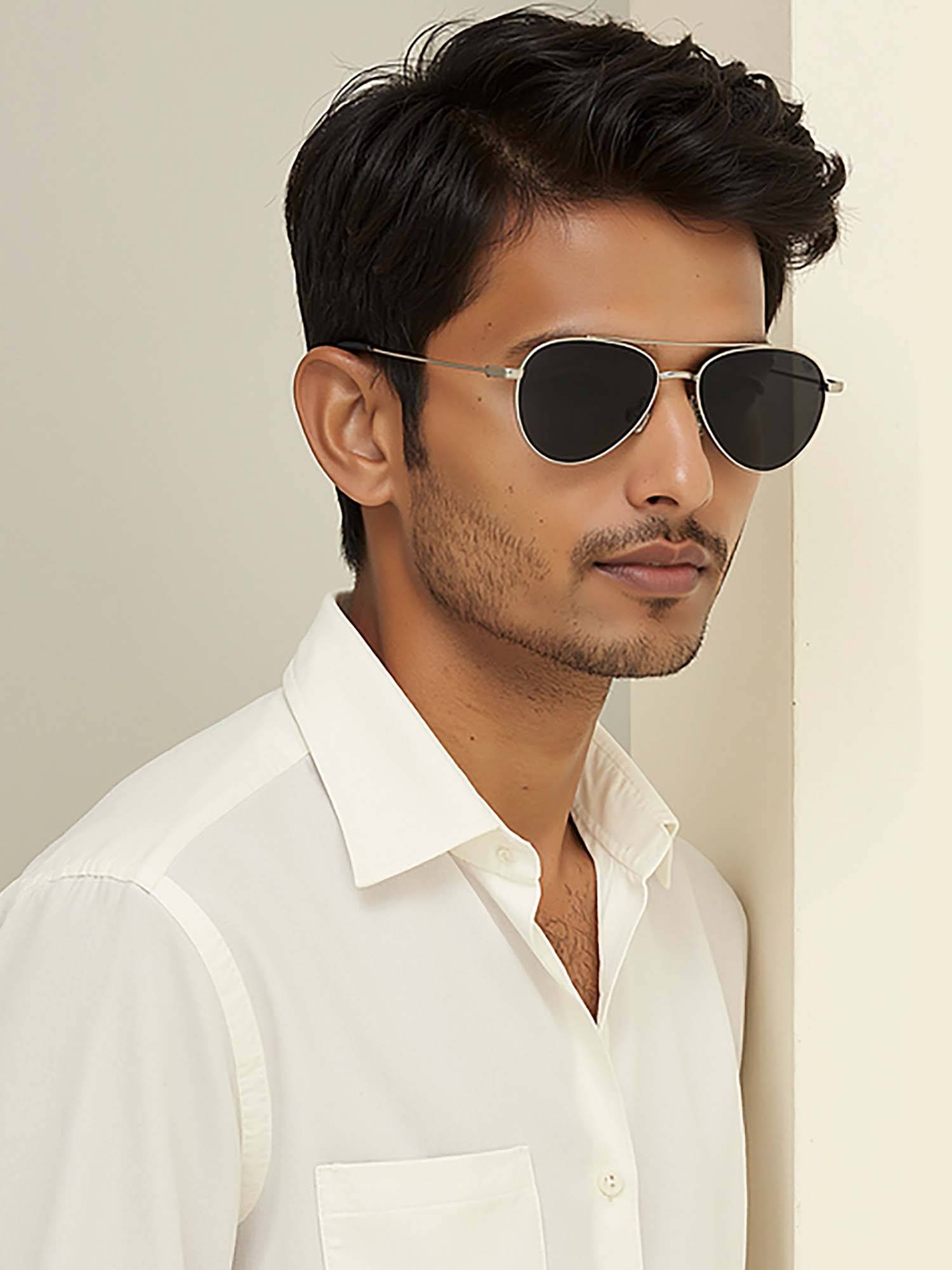 Vincent Chase Unisex Polarization & 100% UV Protected Grey Lens Full Rim Sunglasses