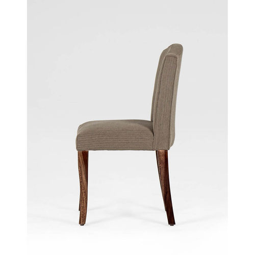 Buy Fabindia Grey Wood Akund Chair Upholstered Single Seater Online