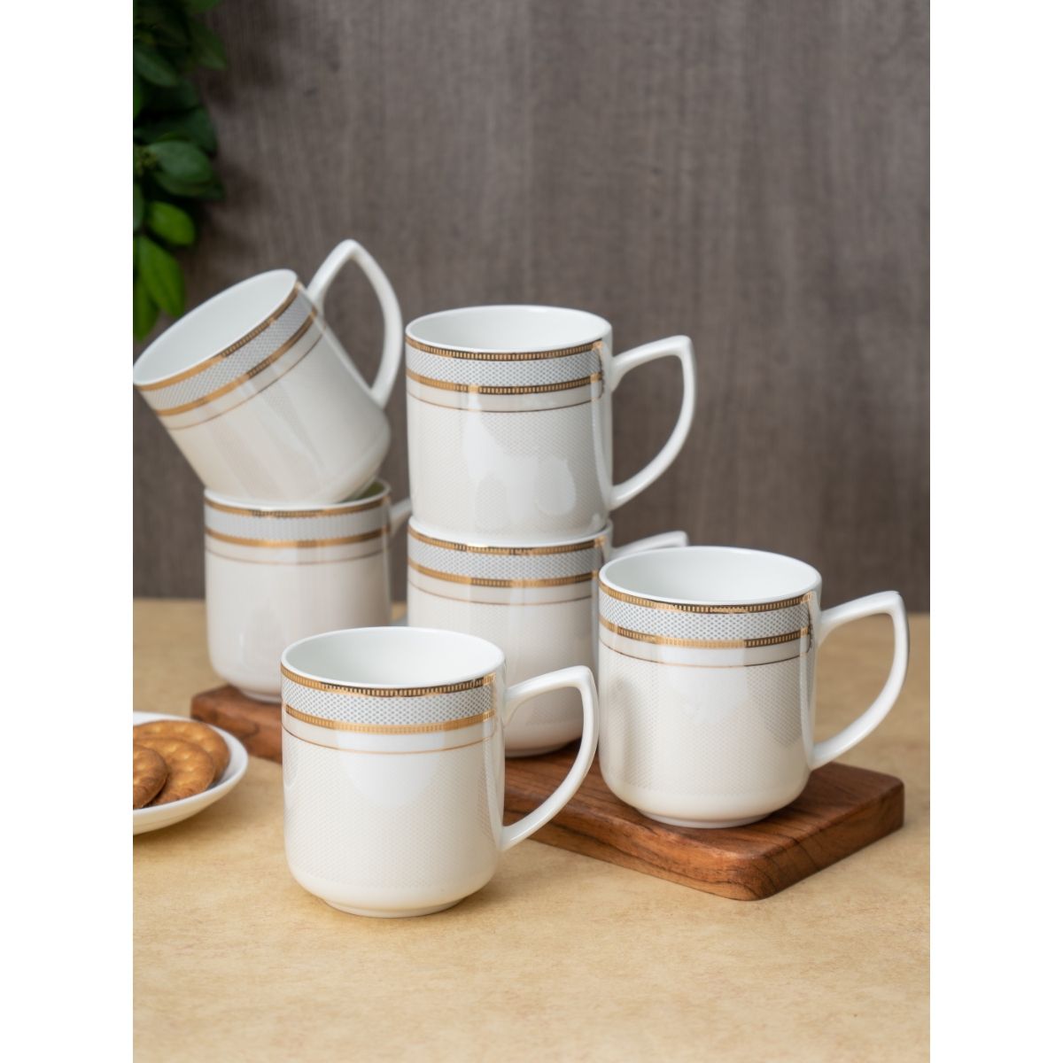 JCPL Fine Ceramic Jiva Tea, Coffee Cup Set Of 6 180 Ml Each Buy JCPL