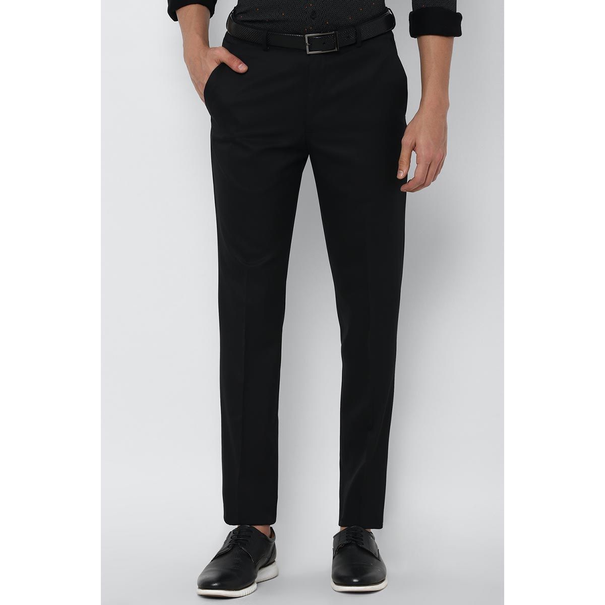Allen Solly Slim Fit Men Black Trousers  Buy Allen Solly Slim Fit Men Black  Trousers Online at Best Prices in India  Flipkartcom