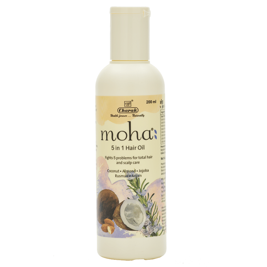 Buy Moha 5 in 1 Hair Oil For Hair Growth and Hair Fall Reduction 100 ml  Online at Low Prices in India  Amazonin