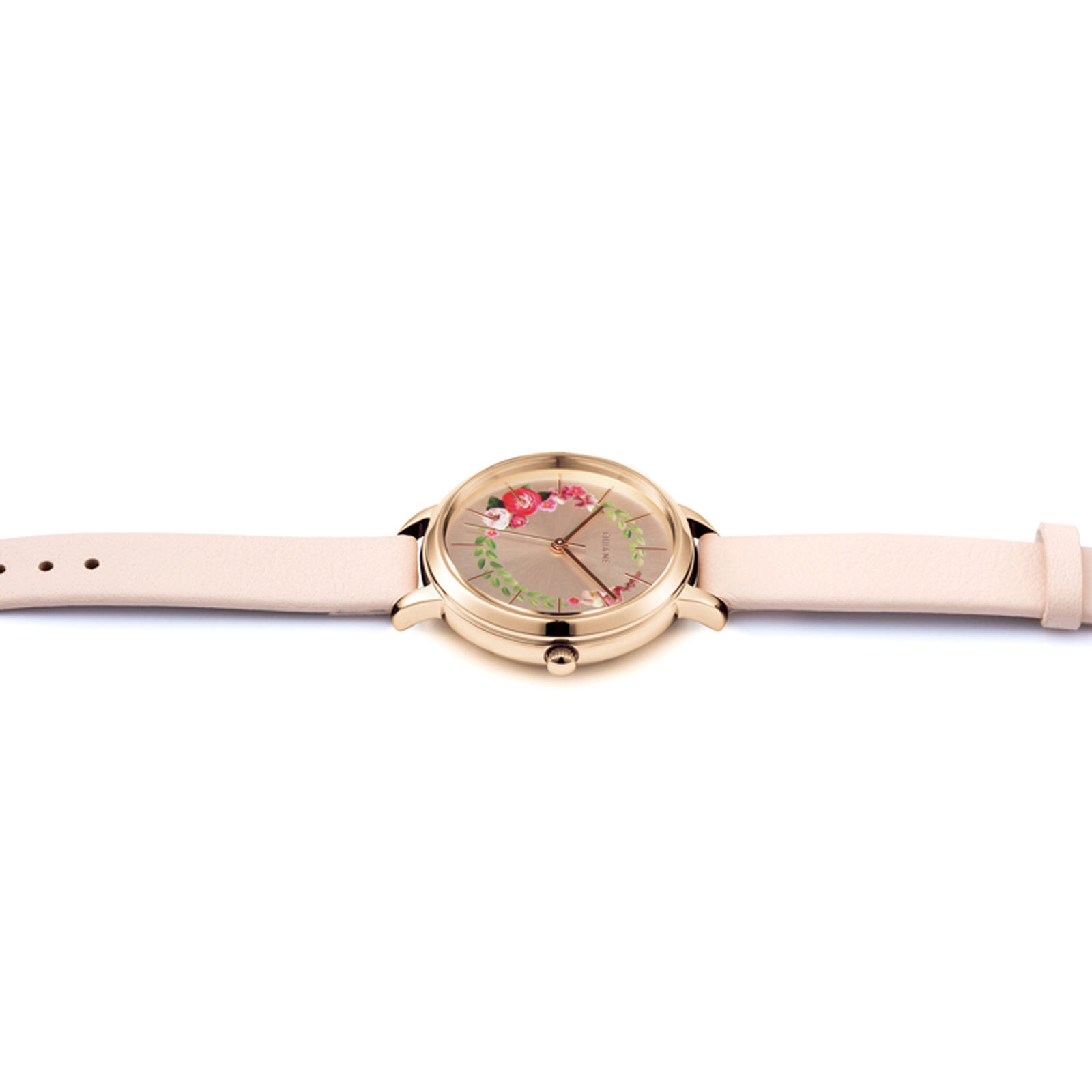 OUI ME Fleurette Analog Rose Gold Round Dial Women s Watch ME010038 