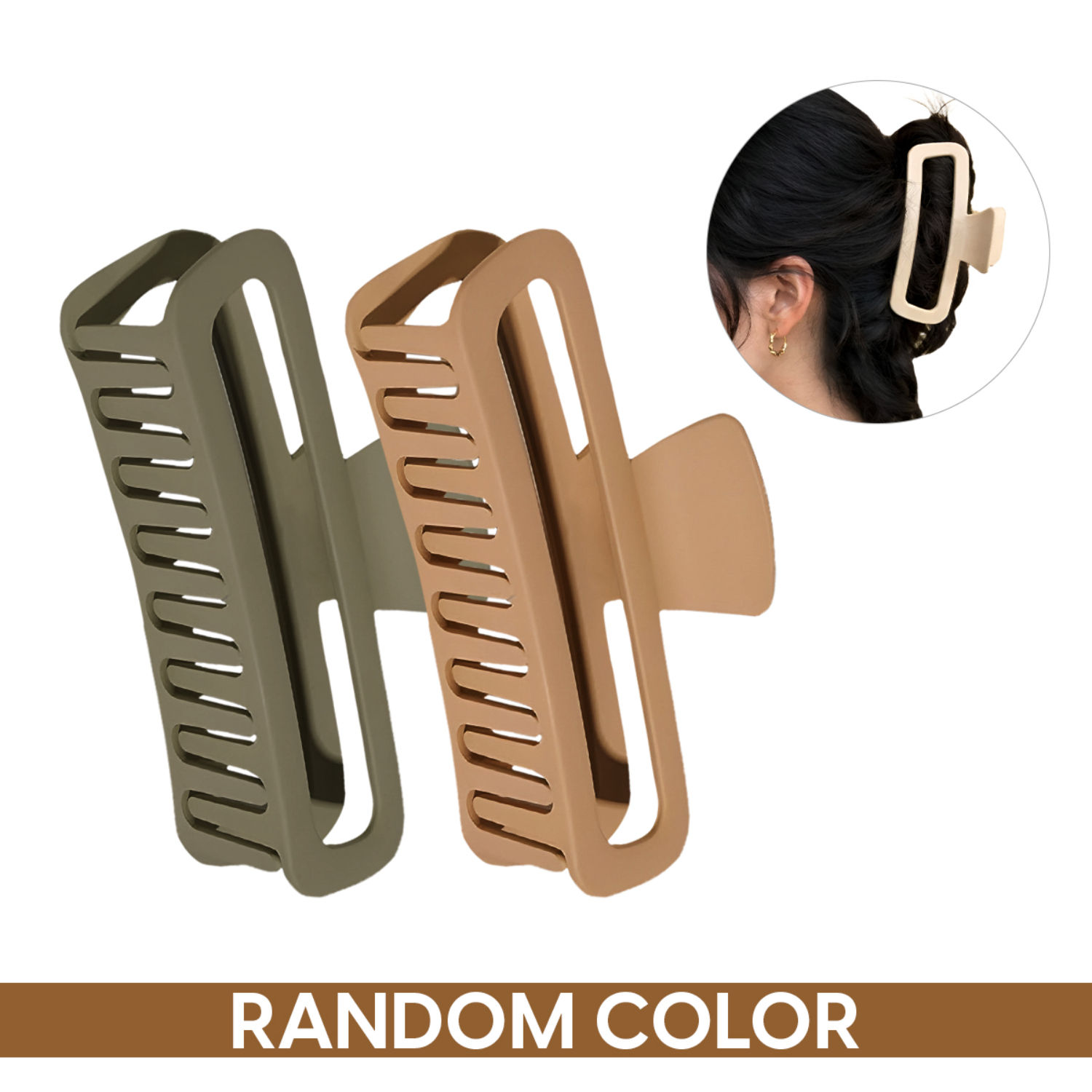 Buy Matra Extra Large Claw Clip - Pack Of 2 Online