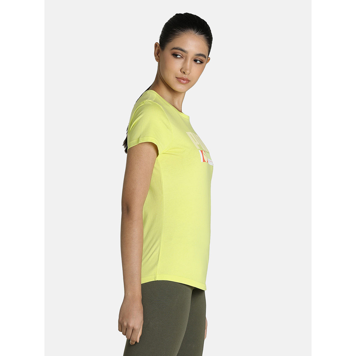 Puma Graphic Tee II Women Yellow T 