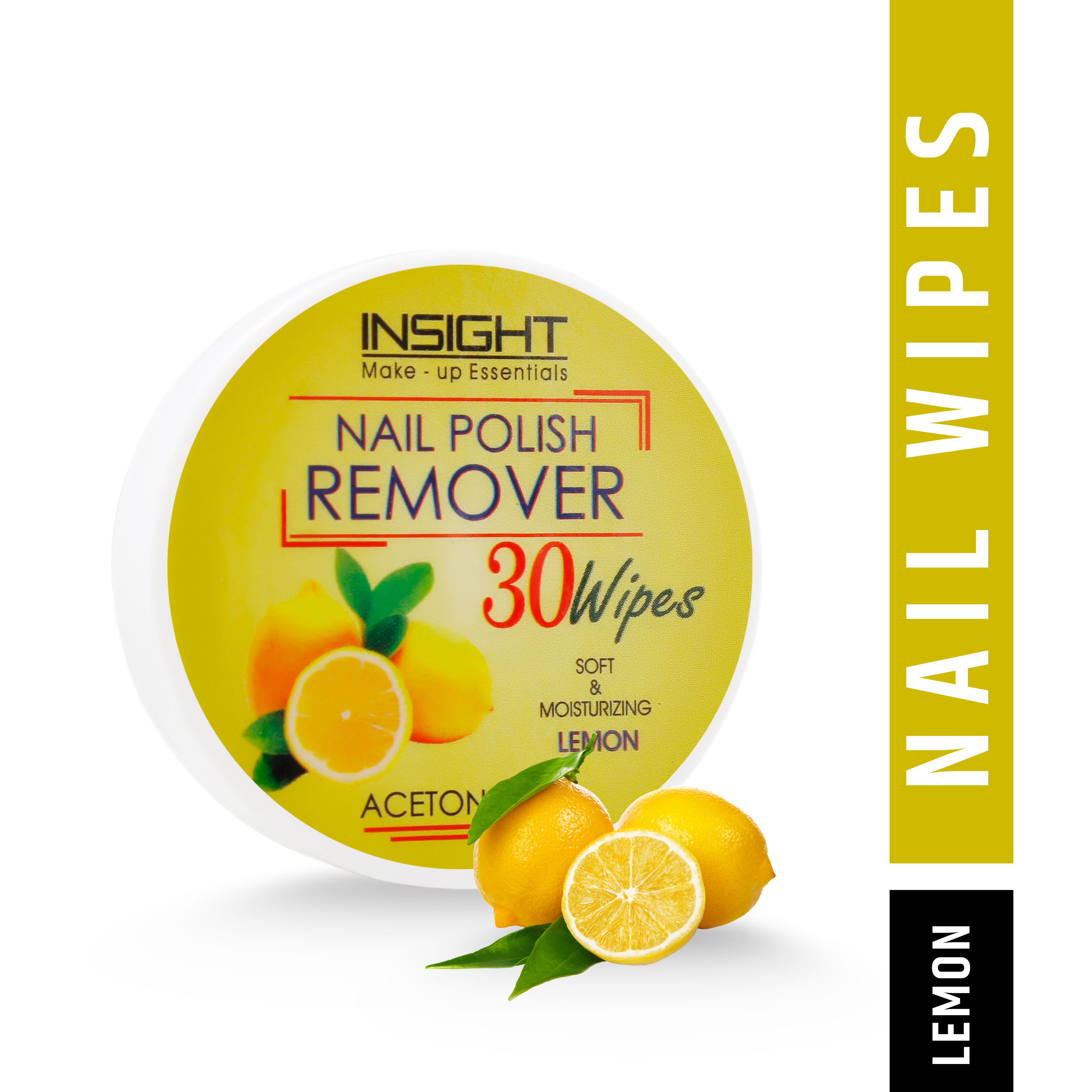 Insight Cosmetics Nail Polish Remover Wipes Lemon Buy Insight