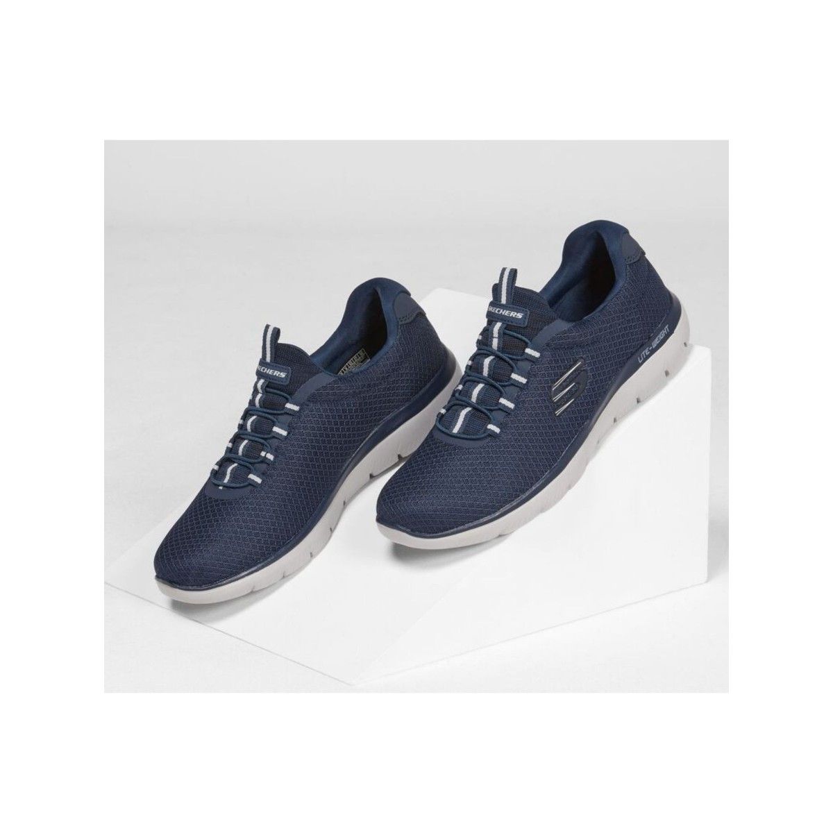 Skechers summits navy sale