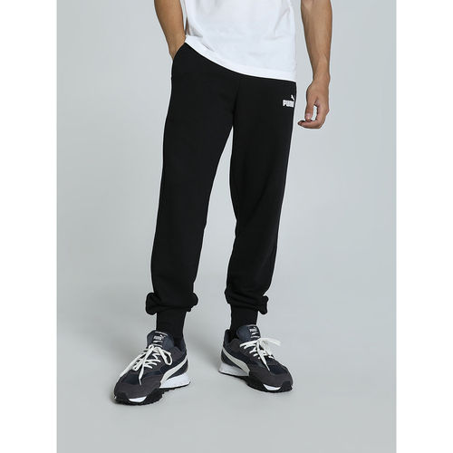 Puma Essentials Logo Tr Cl Mens Black Joggers