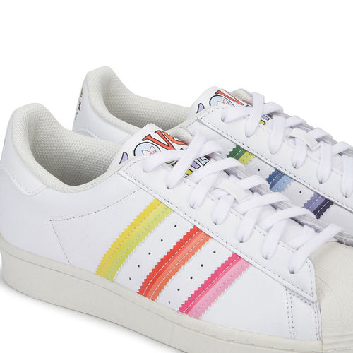 adidas Originals SUPERSTAR PRIDE White Casual Sneakers (UK 11)