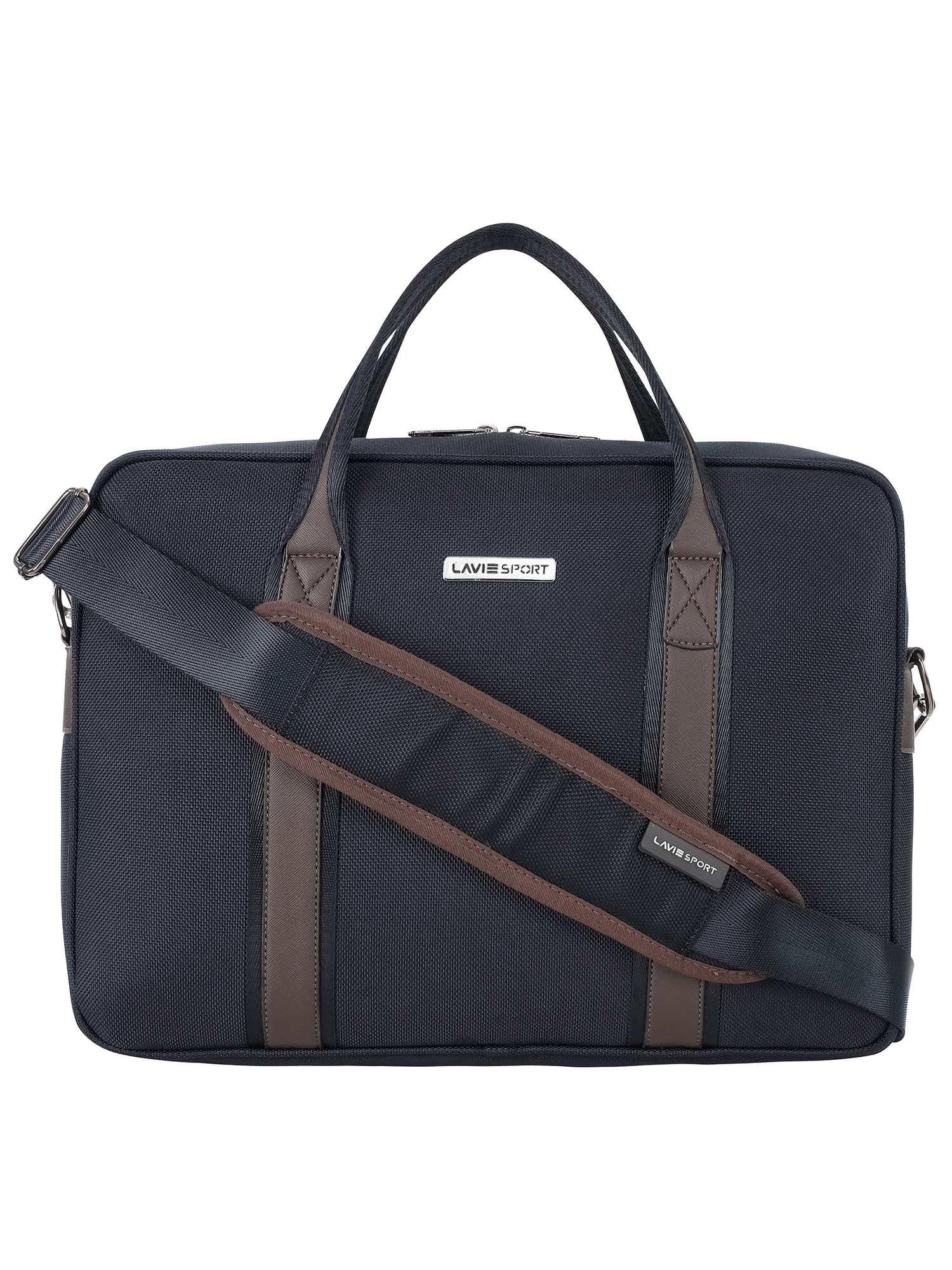 Lavie Sport Unisex Elevate 15 Inch Laptop Briefcase (Brown)