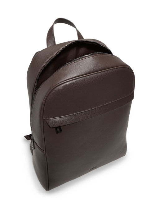 Buy Aldo Brown Synthetic Solid Backpack Online