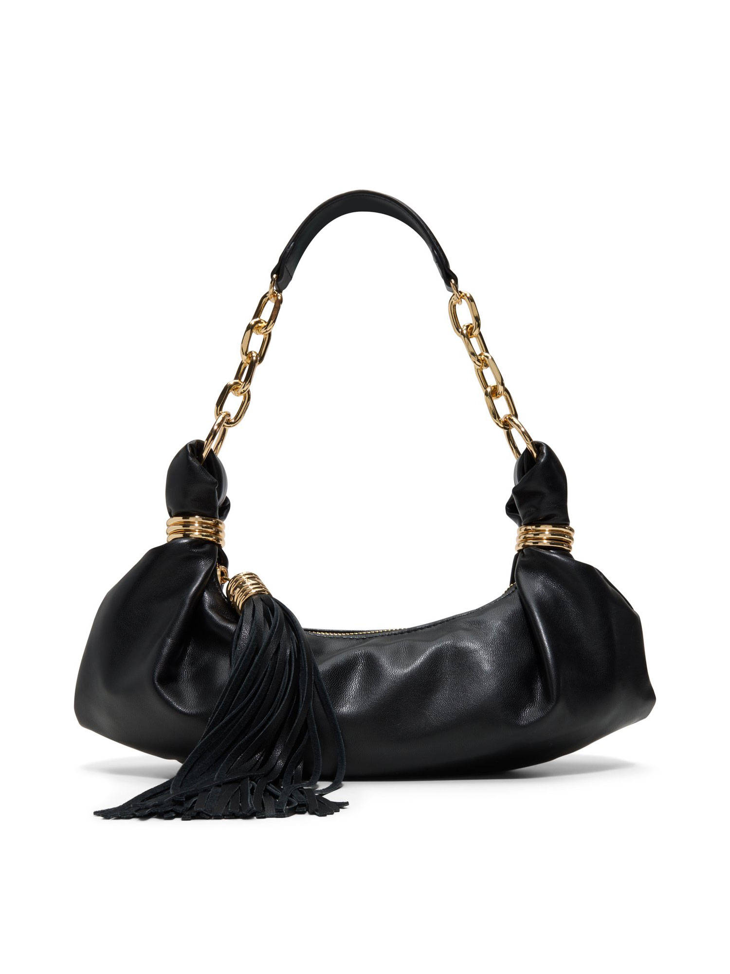 Aldo Black Synthetic Solid Handheld Bag