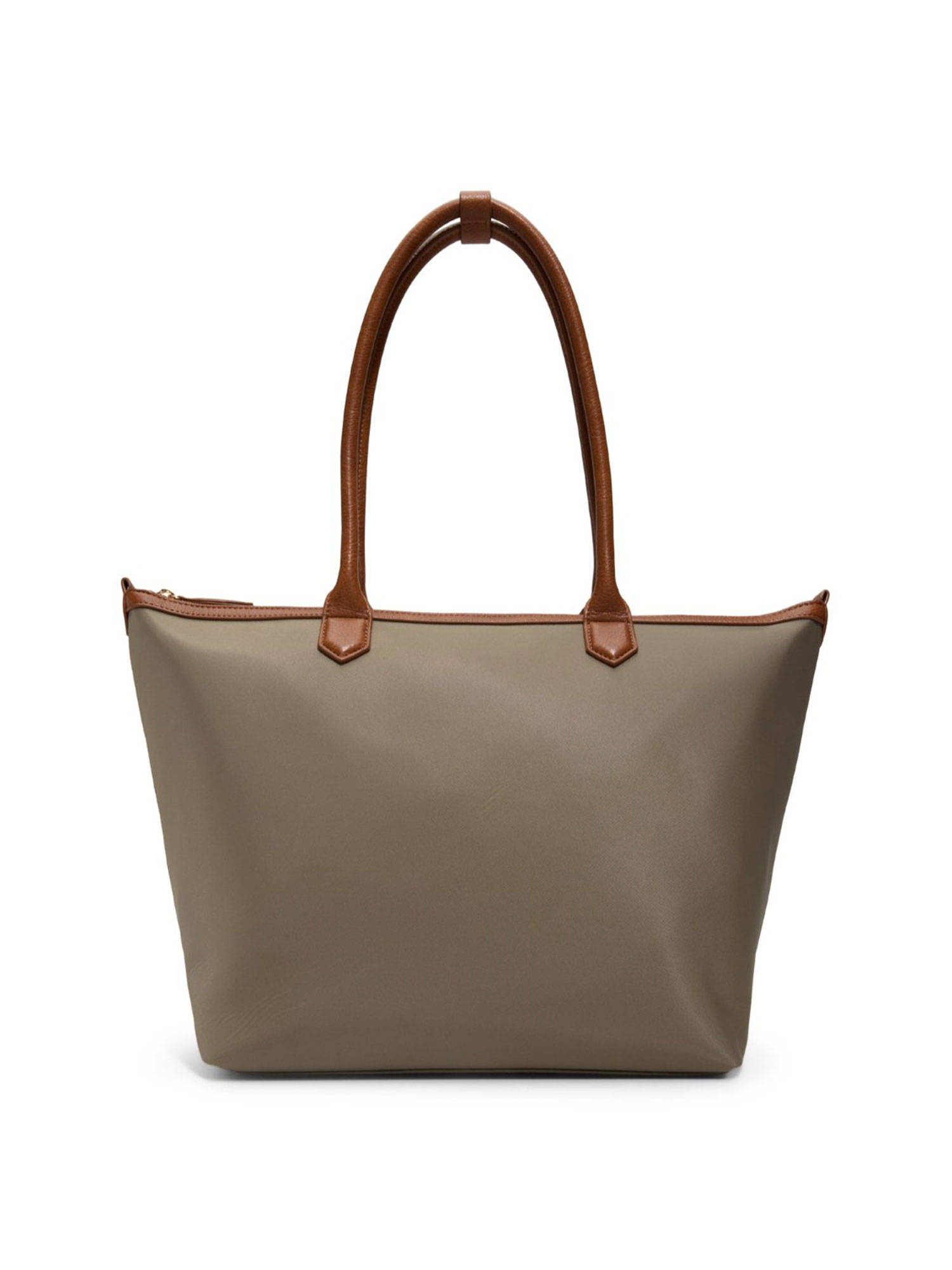 Call It Spring Green Textile Solid Tote Bag
