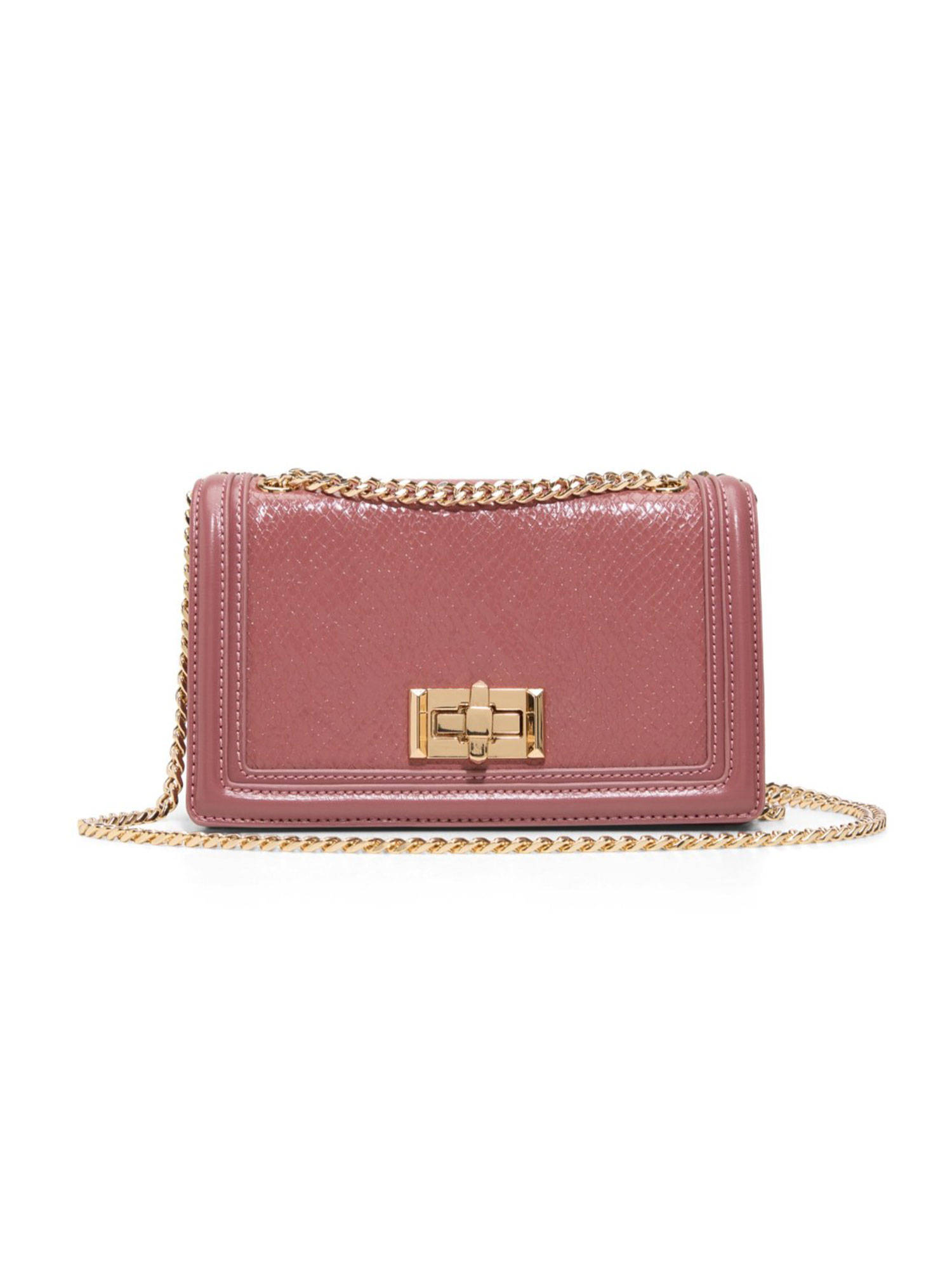Aldo Pink Synthetic Solid Slingbag