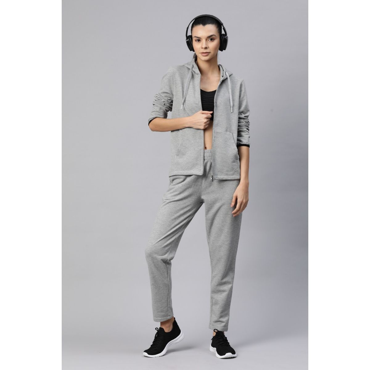 Nike grey tracksuit outlet set womens