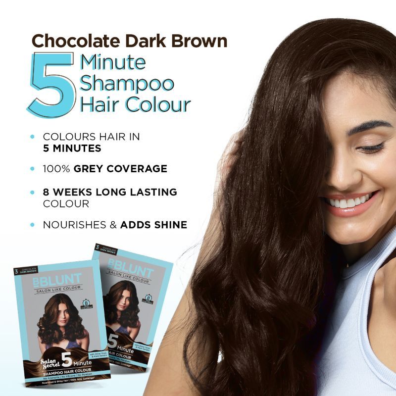 Streax Dark Brown Shampoo Hair Colour For Men And Women 15 Ml Pack Of 24   JioMart