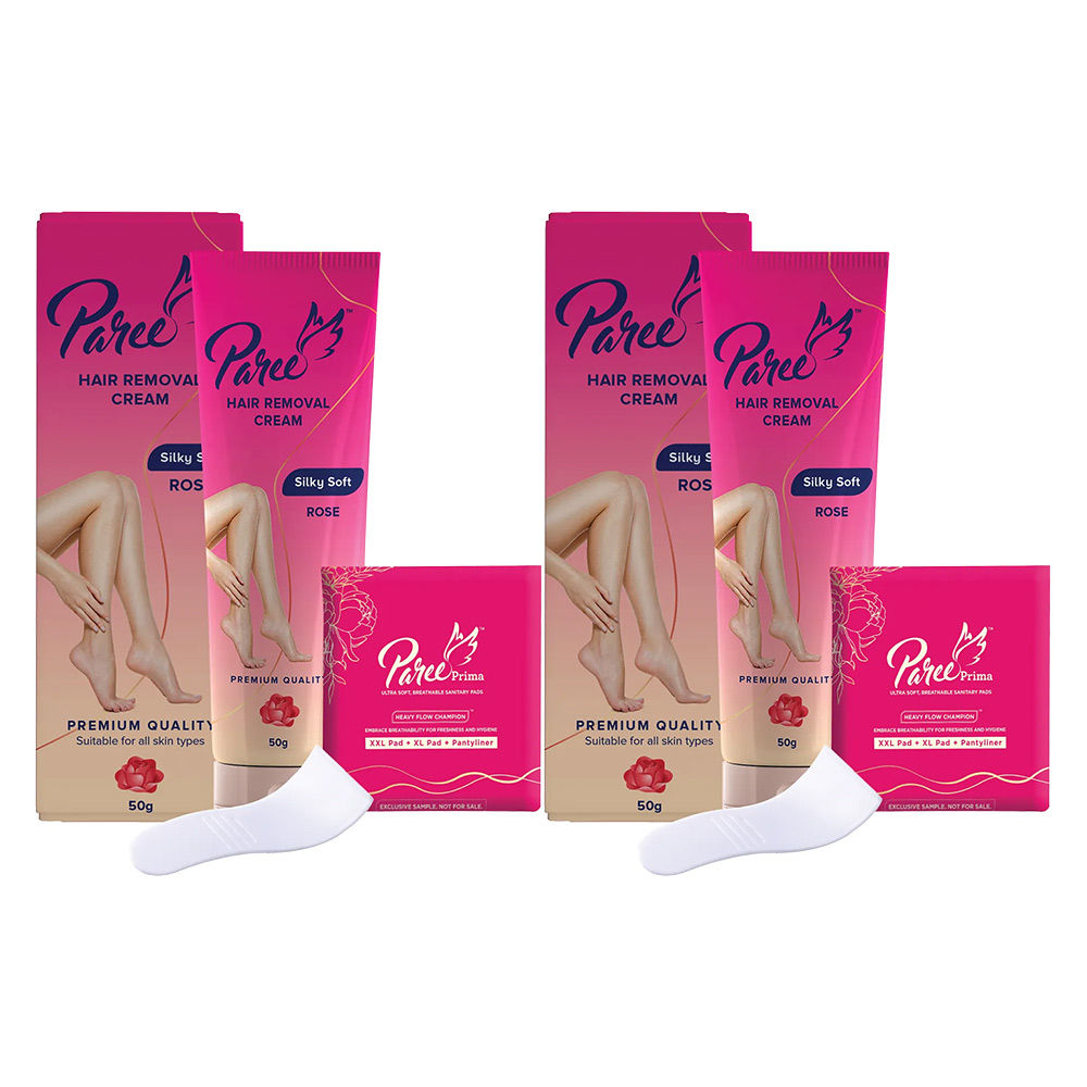 Buy Paree Rose Hair Removal Cream Silky Soft for Sensitive Skin
