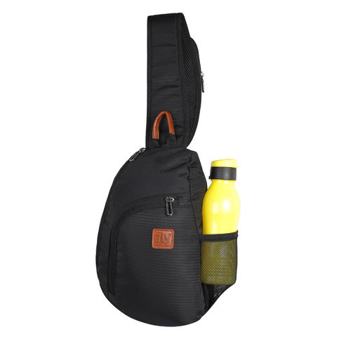 Stylish Levi Sling Crossbody Bag - Water Bottle Holder & USB