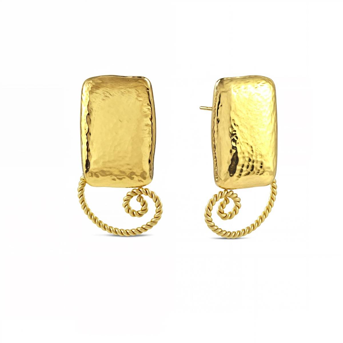 Arvino Gold Odyssey Twist Earrings