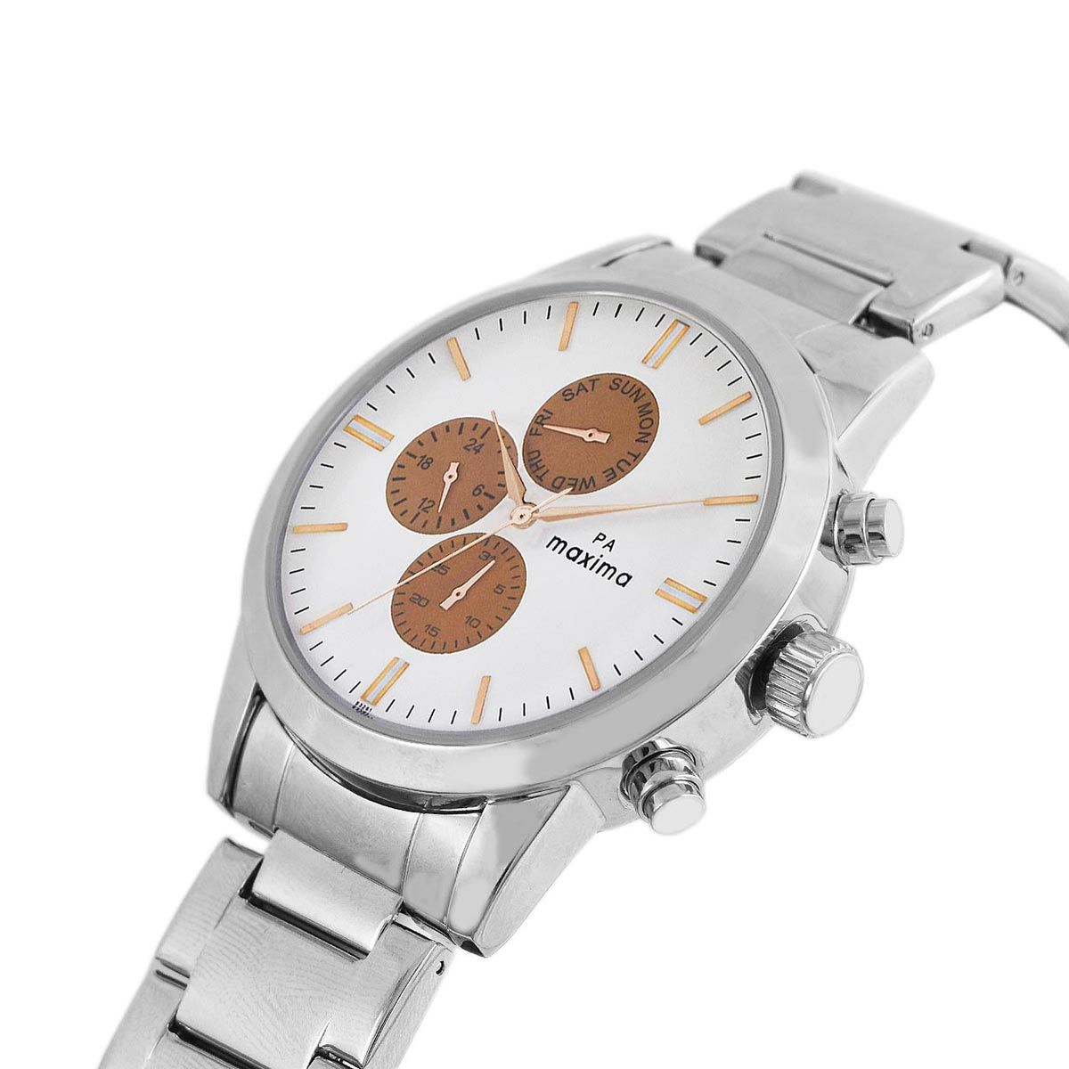 Maxima white outlet watch