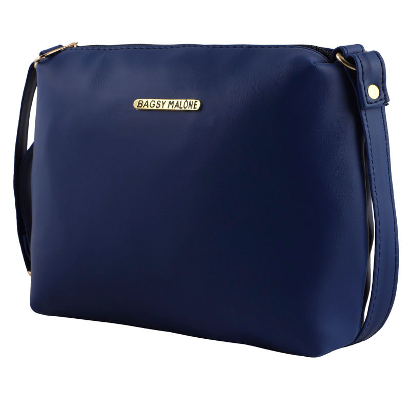 navy blue sling bag