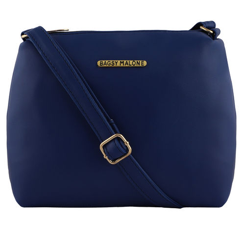 Brand - Solimo Sling Bag (Navy Blue) : : Fashion