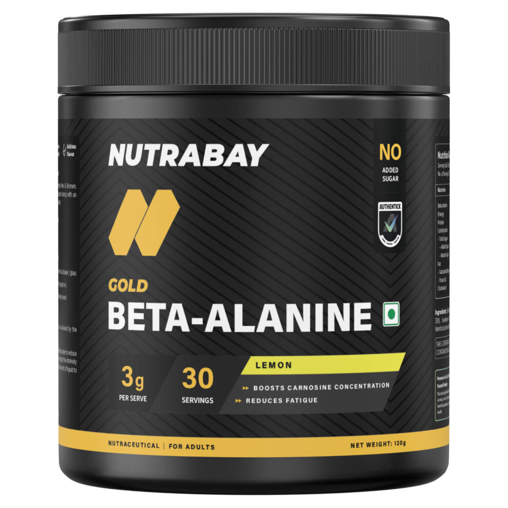 Nutrabay Gold Beta Alanine Powder - Lemon