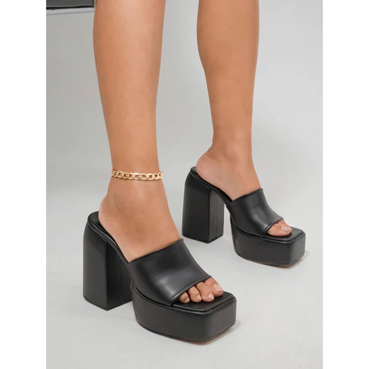 Black Block Heels main image 0