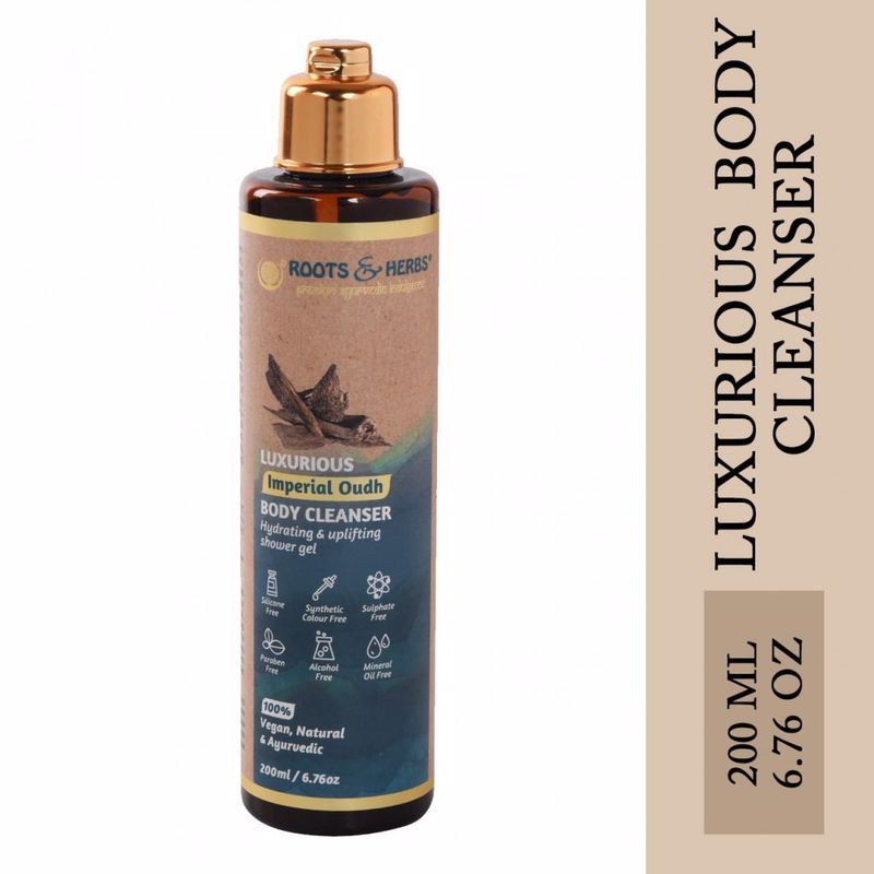 Roots & Herbs Luxurious Imperial Oudh Body Cleanser