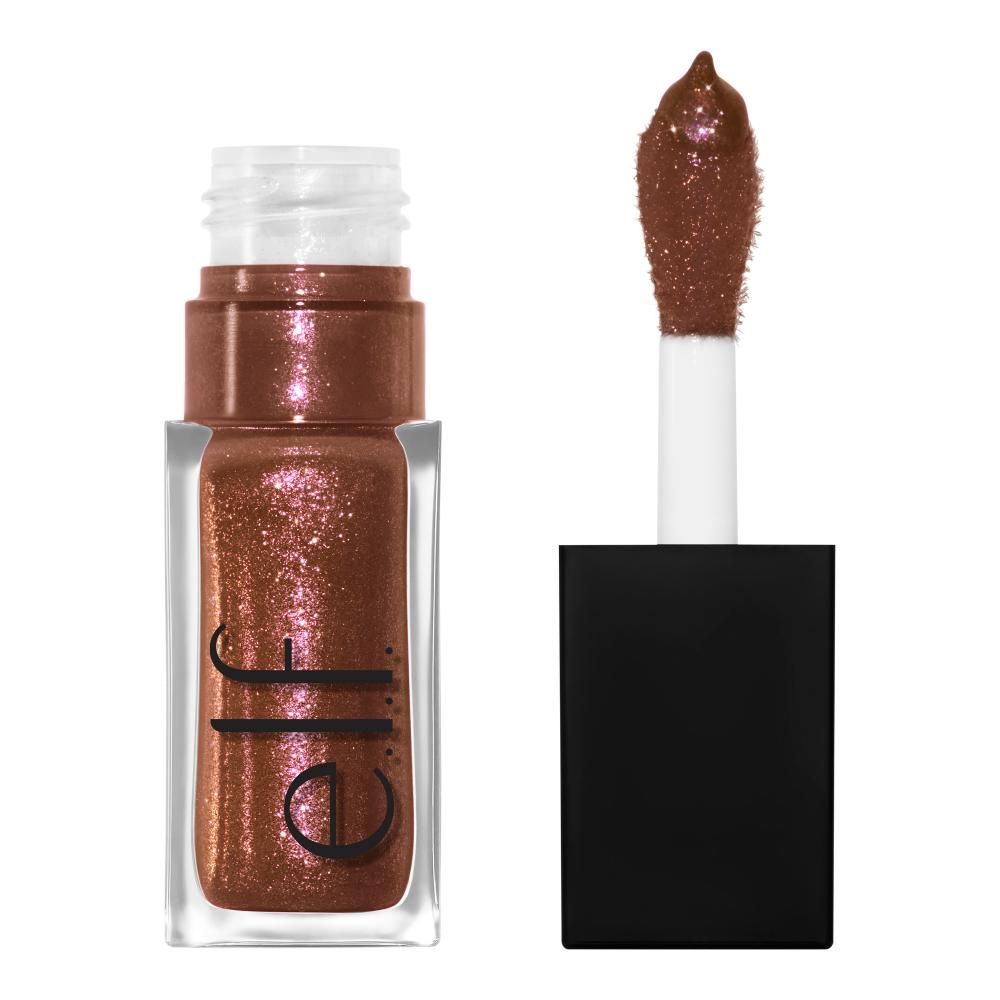 e.l.f. Cosmetics Glow Reviver Lip Oil Glimmer - Chocoluxe