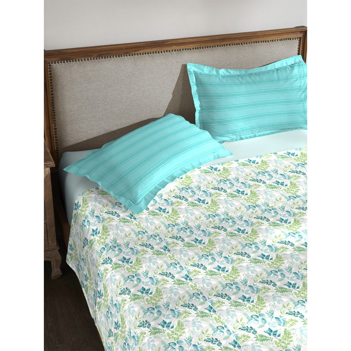 Buy My Trident Bedsheet Set,Cotton,210 TC,1 Bedsheet & 2 Pillow Covers