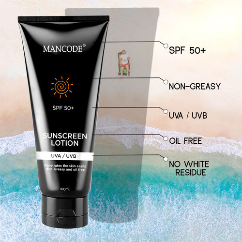 Mancode Sunscreen Lotion SPF 50