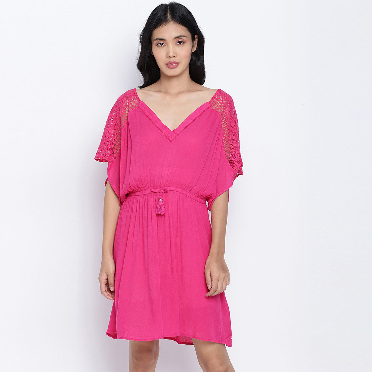 Oxolloxo Gezelling Easy Women Nightwear Dress - Pink: Buy Oxolloxo ...