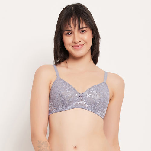 Clovia Full : Buy Clovia Cotton Solid Non-padded Full Cup Wire Free Full  Figure Bra - Grey Online