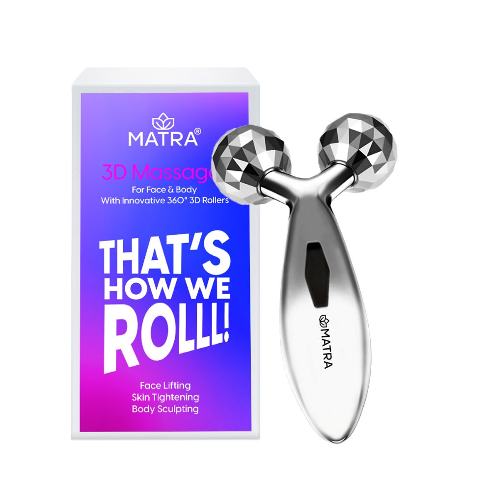 Matra 3D Roller Face & Body Massager Y Shape Sculptor for Skin Lifting & Tightening