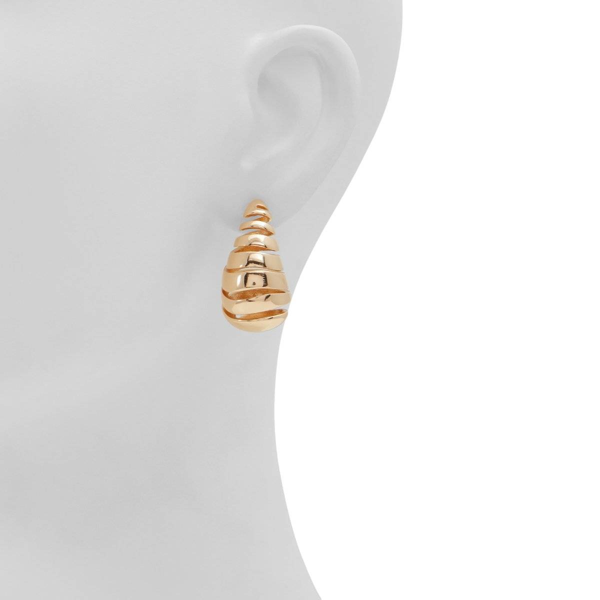 Aldo Gold Statement Pair Of Earrings