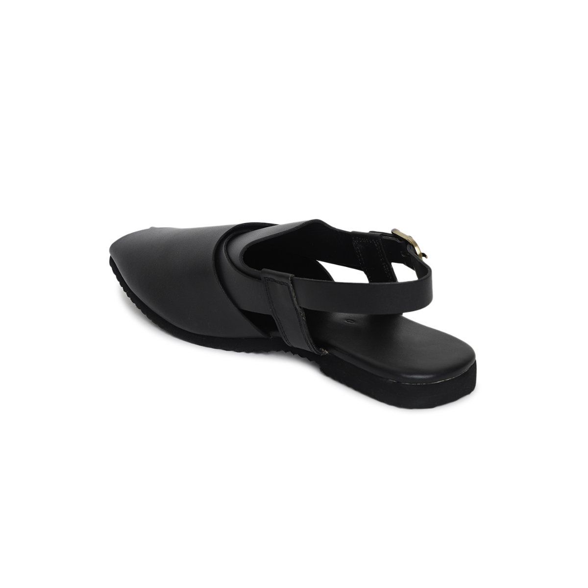 Buy Black Leather Chappal for Men Online at Fabindia | 10735437