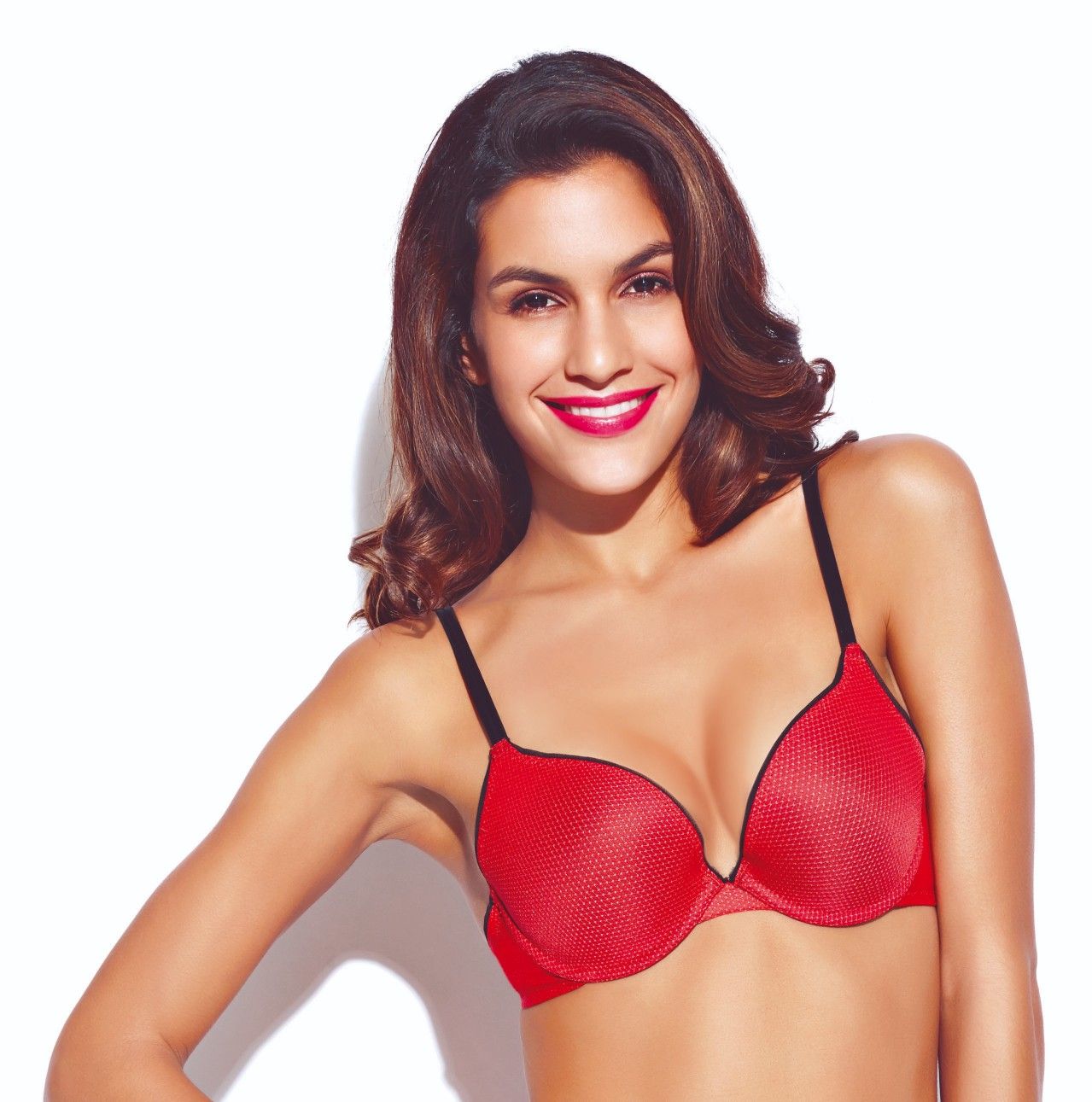 Red Bra Bust 38,40,42 Cup Size DDD Padded &Wired
