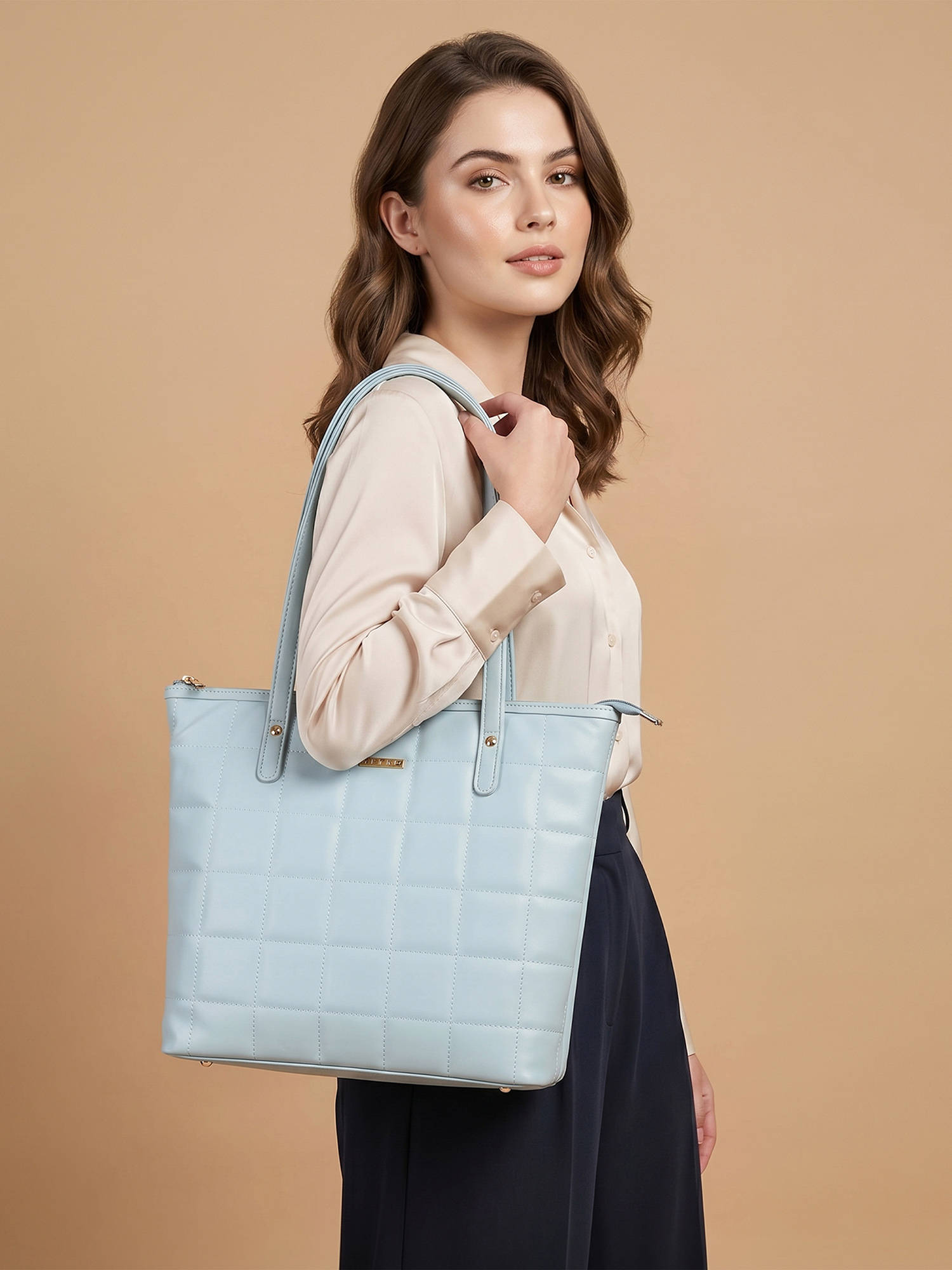 Metro Women Blue Modern Shoulder Bag