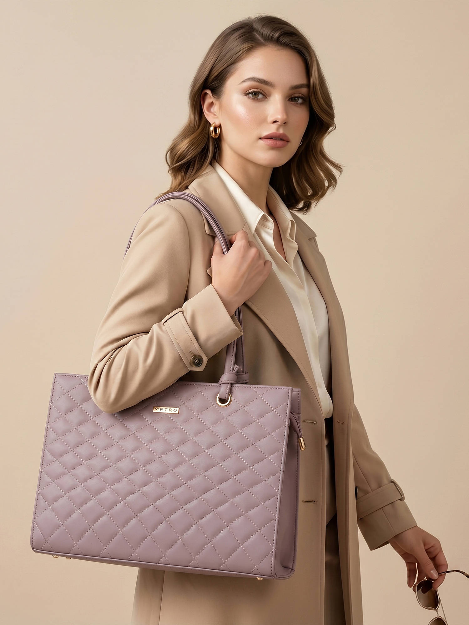 Metro Women Lavender Versatile Shoulder Bag