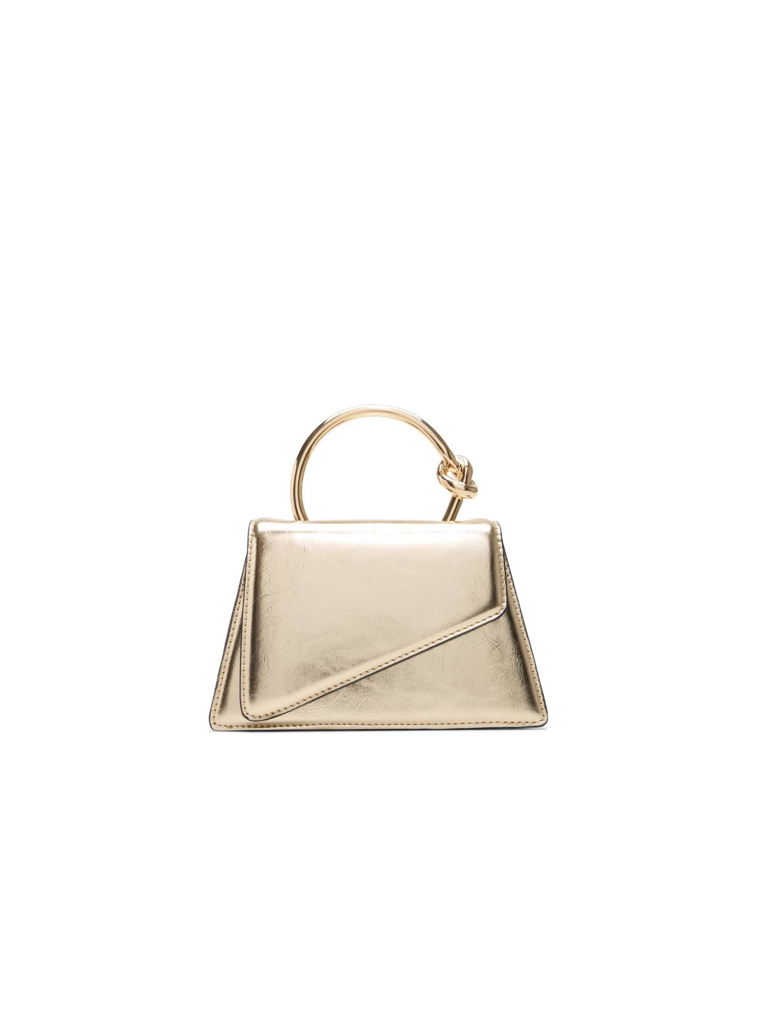 Aldo Women Aellax Gold Satchel Bag with Detachable Chain
