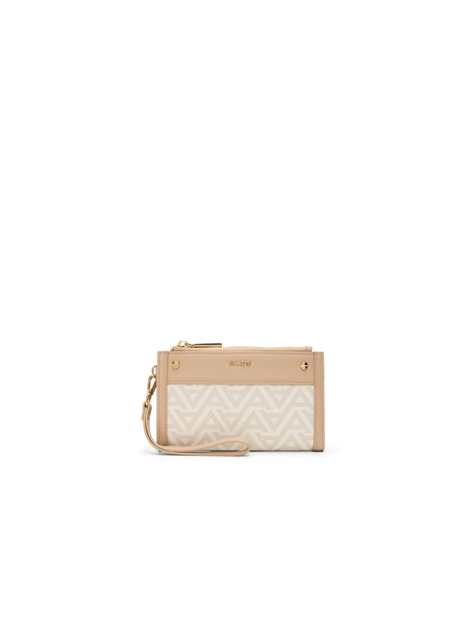 Aldo Women Banaeteriel Cream Wallet with Detachable Strap