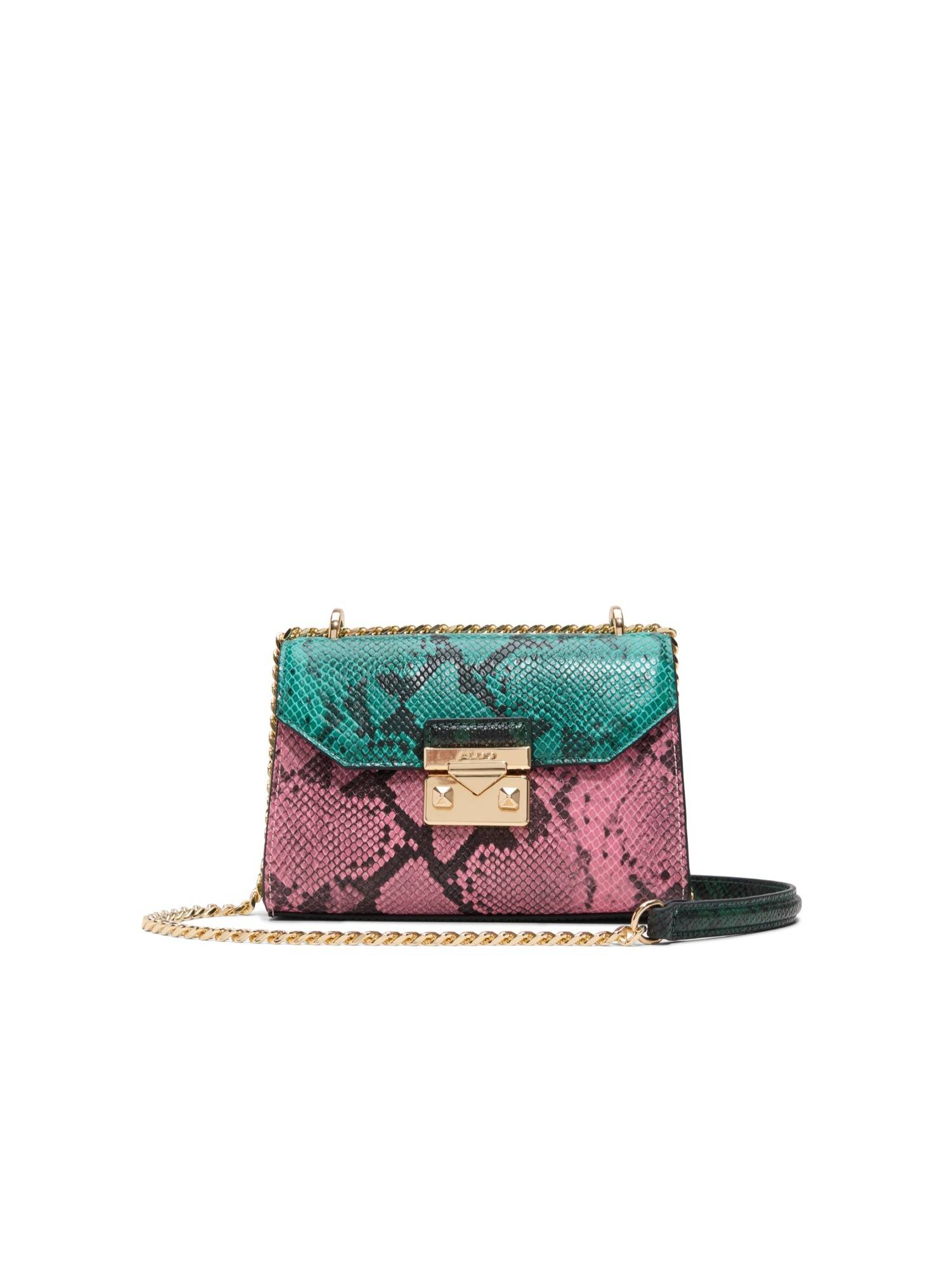 Aldo Women Crelalle Multi-Color Animal Printed Cross Body Sling Bag