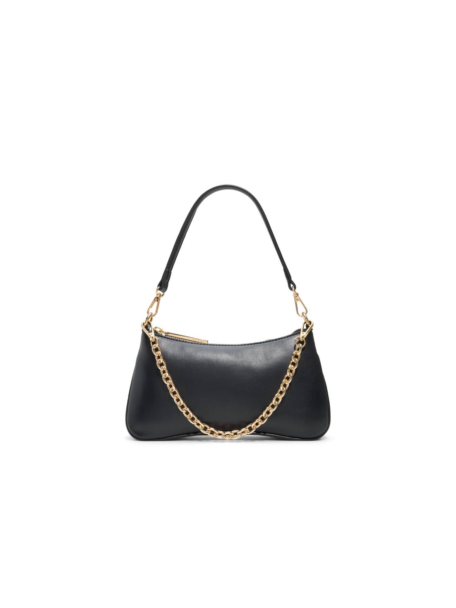 Aldo Women Olevya Black Shoulder Bag with Detachable Strap and Chain