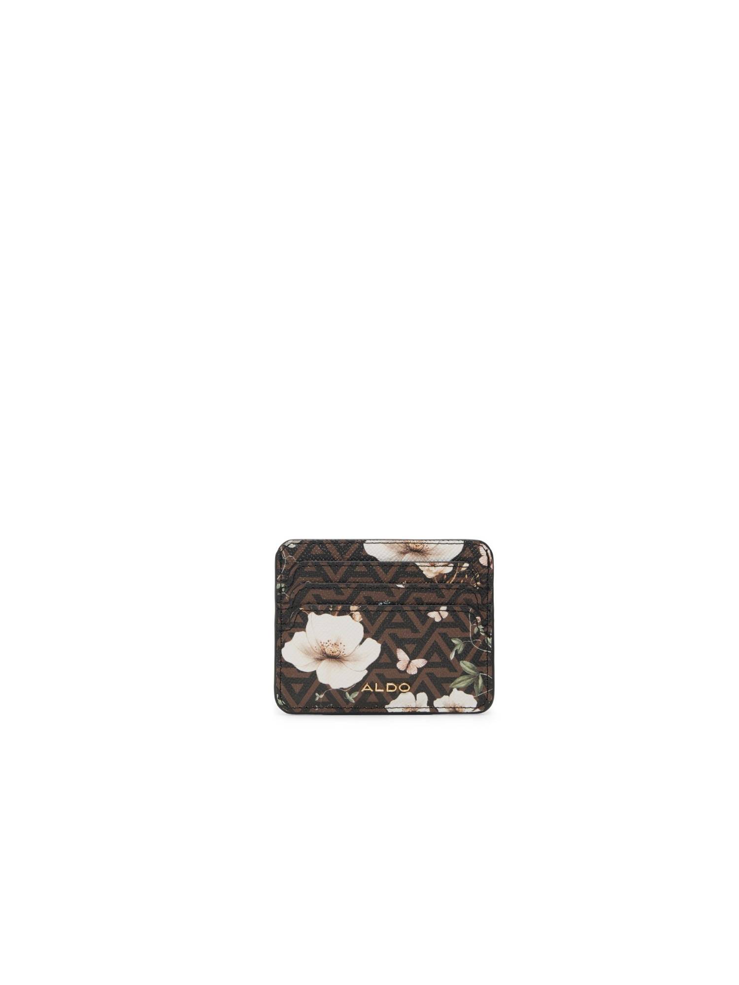 Aldo Women Samma Brown Floral Card Case