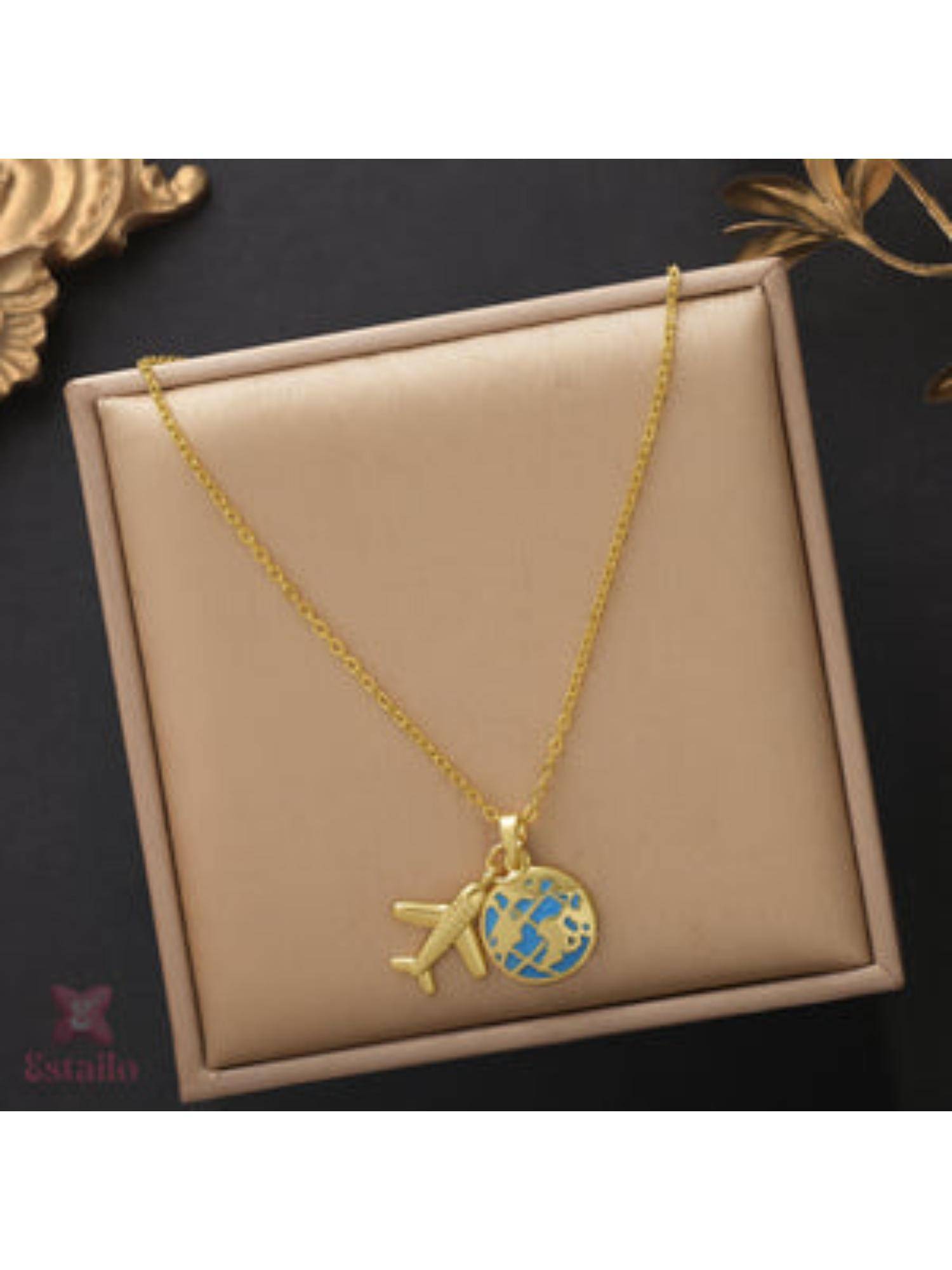 ESTAILO FASHION Women Gold Alloy Necklace