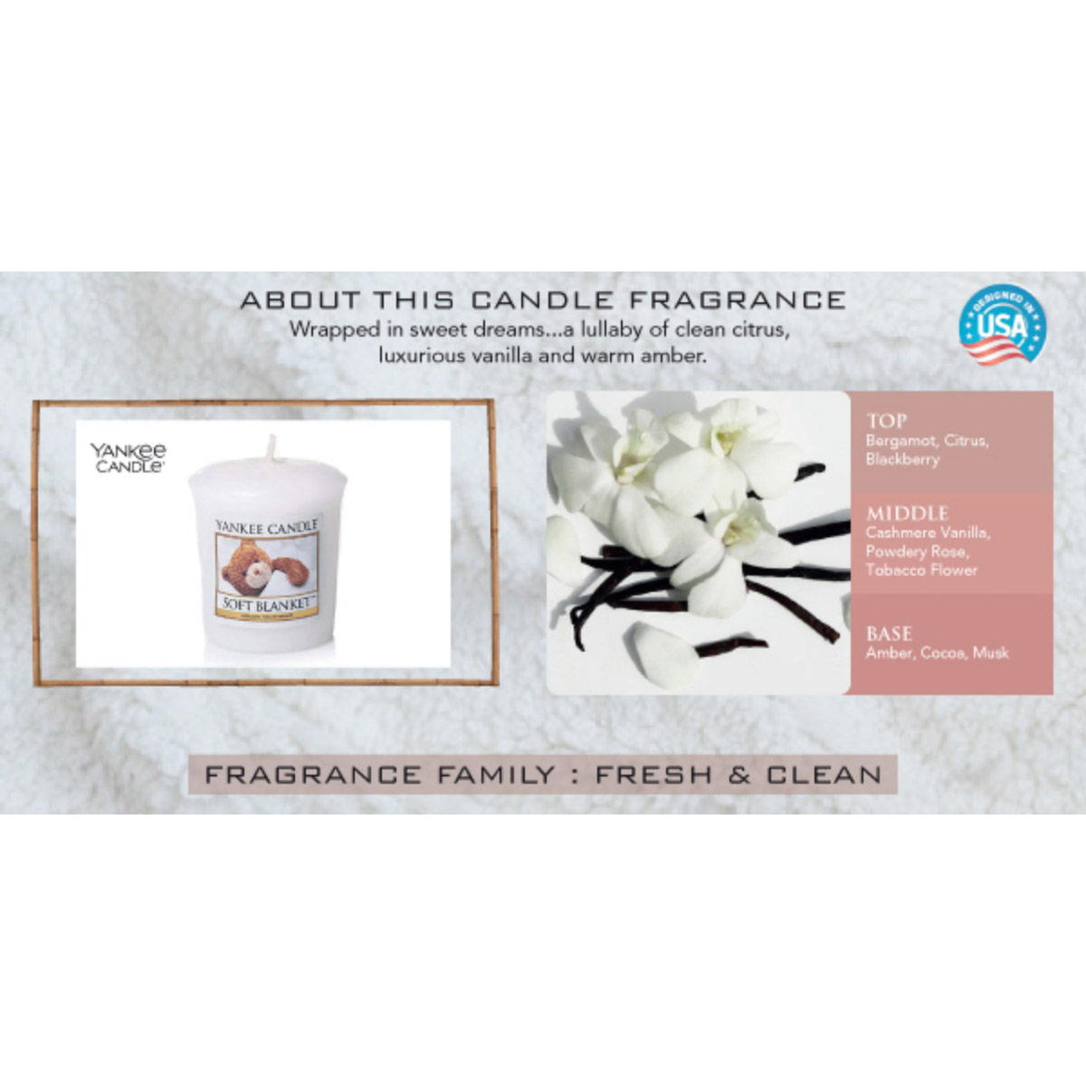 Yankee Candle Classic Votive Soft Blanket Scented Candles Pack of 5